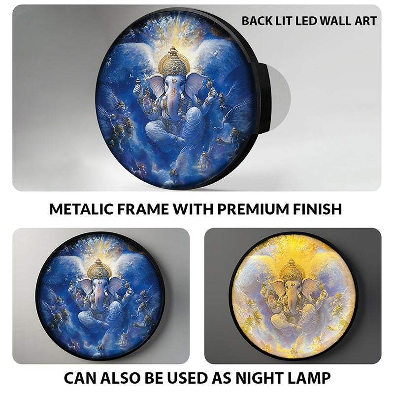 Neela Ganapati Canvas Wall Art media 7
