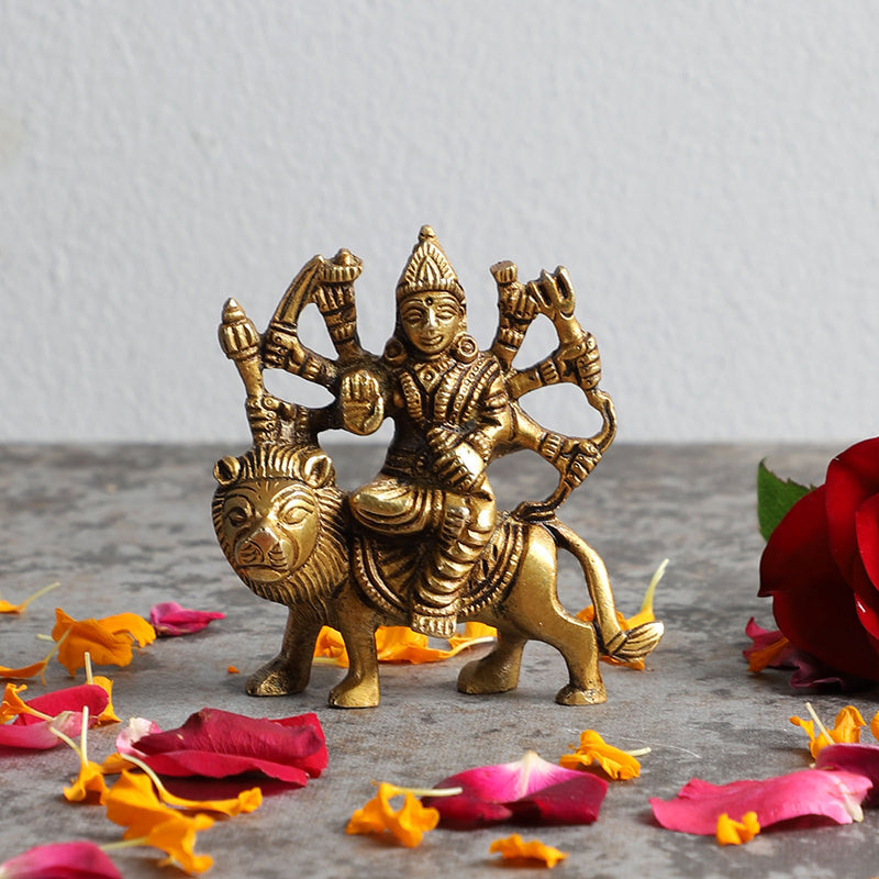 Durgamatha Brass Idol