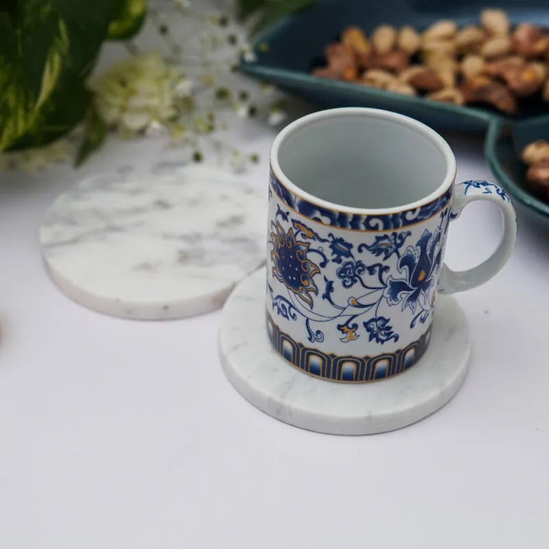 Bruna Round Marble Coaster - Set Of Two media 1