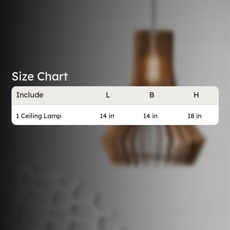 Reef Wooden Ceiling Lamp media 7
