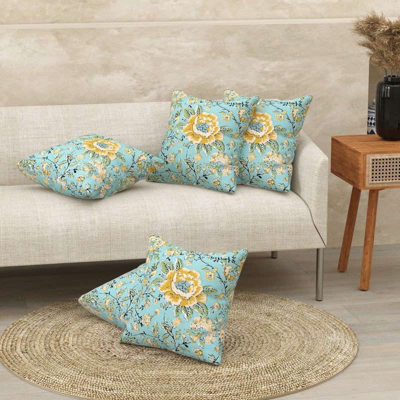 EmbroiPetal Cushion Covers - Set Of Five media 3