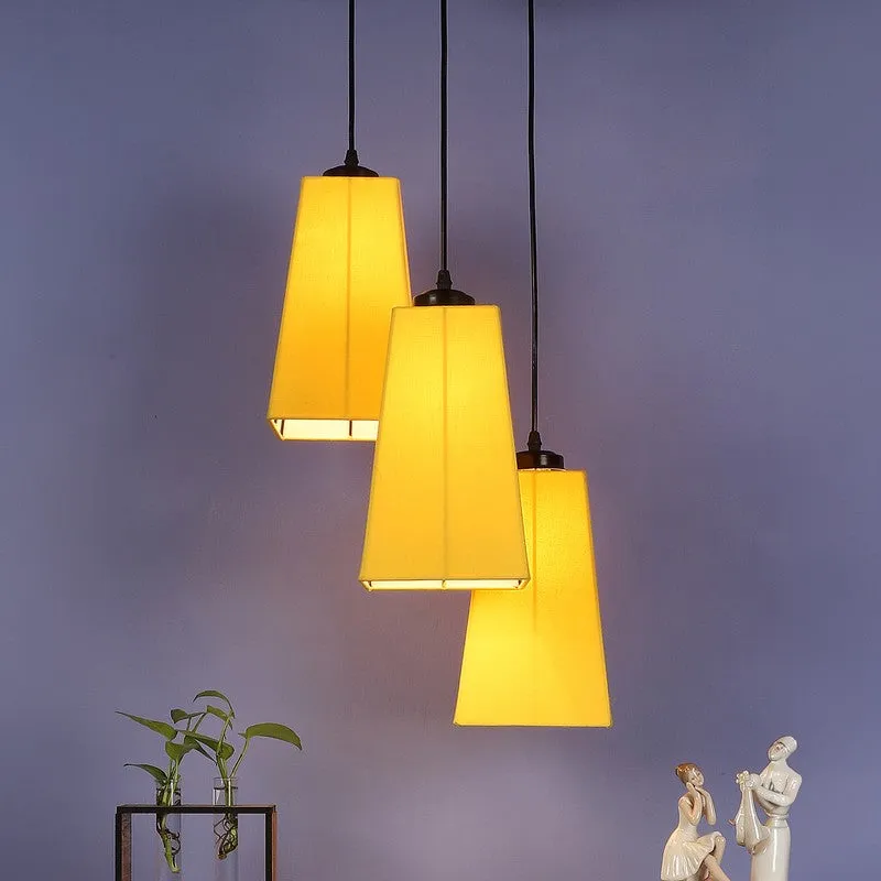 Shadowlux Triple Metal Ceiling Lamp - Yellow media 3