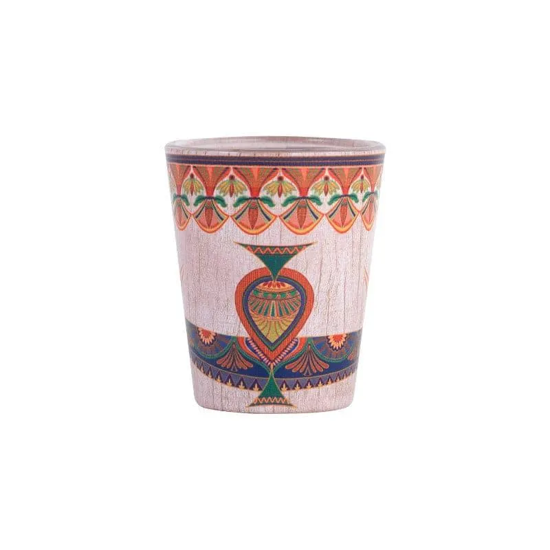 Ethnic Parade Frosted Shot Glass (30 ml) - Set Of Four media 4