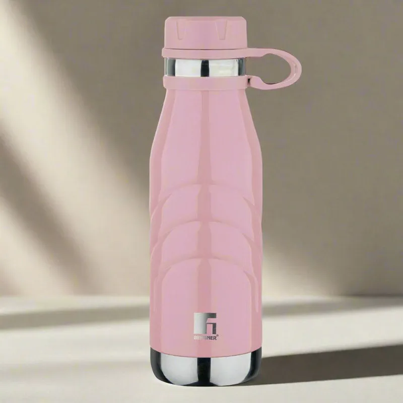 Bergner Walking Aqua Flex Thermosteel Hot And Cold Flask (Pink) - 1000 mL media 6