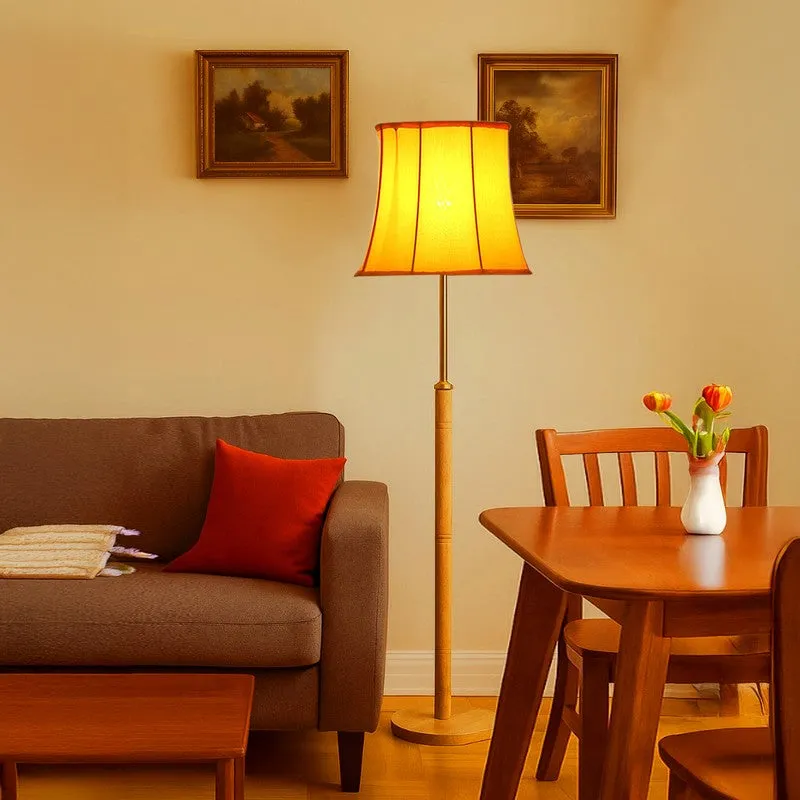 Horizon Beam Wooden Floor Lamp - Yellow media 3