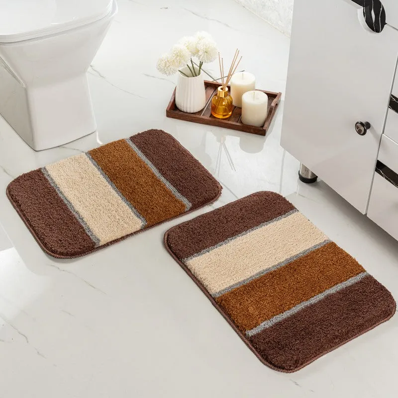 CloudStep Bathmat ( brown ) - Set Of Two media 3