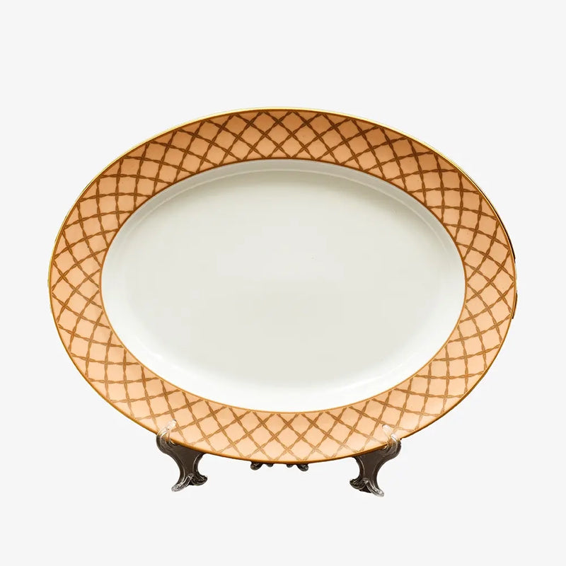 Angel Rope 24k Gold Brushed Porcelain Dinner Set - 21 Piece Set media 8