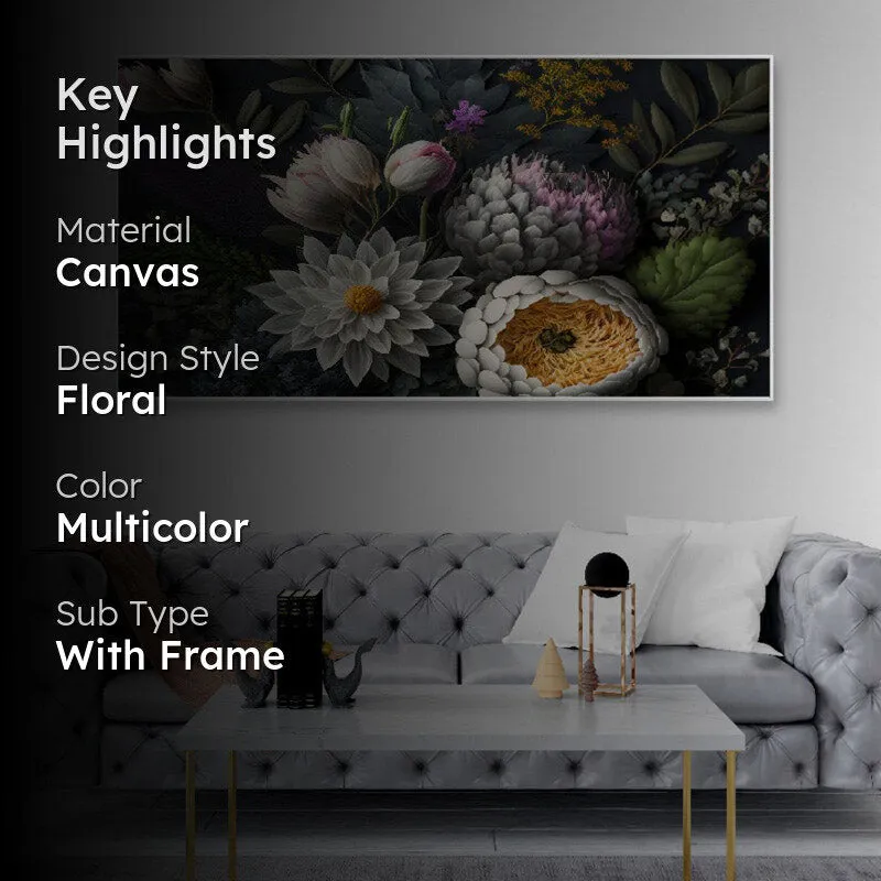 Musk Flora Canvas Wall Painting media 2
