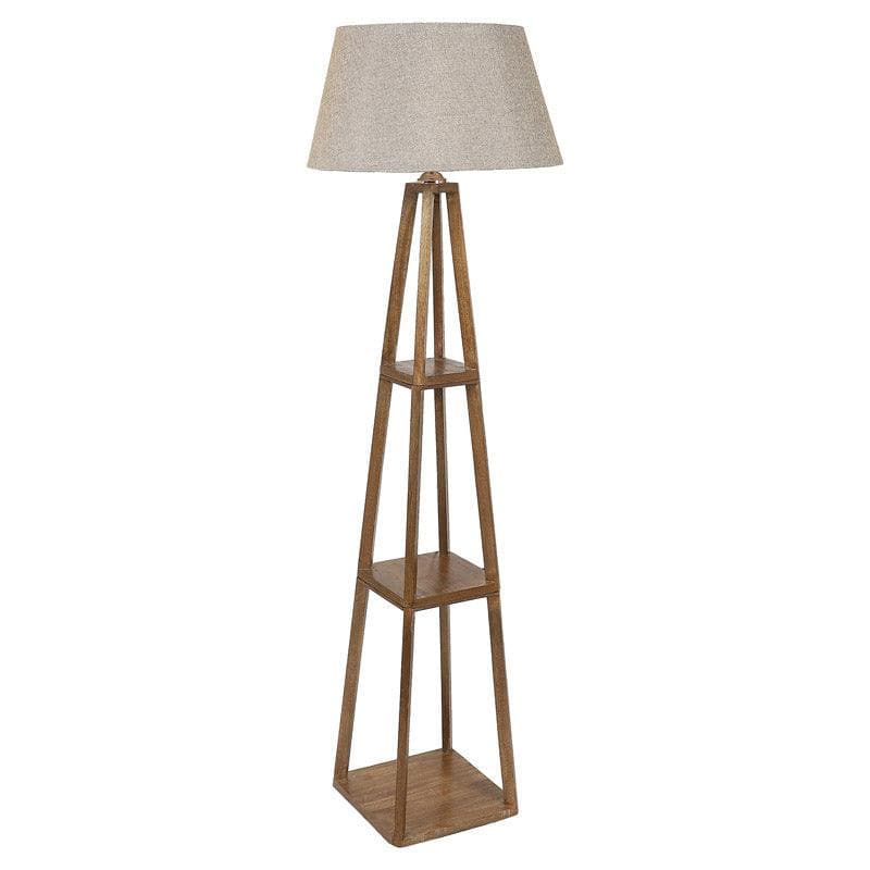 Blace Netima Floor Lamp With Shelf - Almond image 4