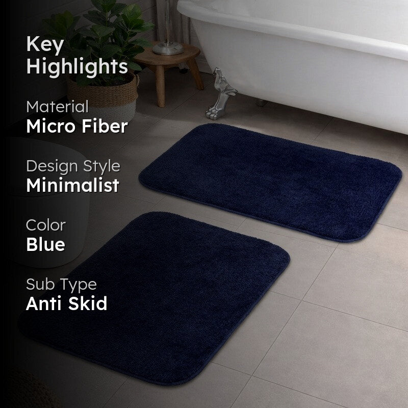 SoftHue Antiskid Bath Mats - Set Of Two media 2
