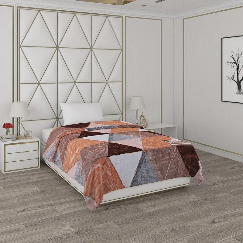 Monte Carlo Autumn Mosaic Blanket - 553 GSM media 1