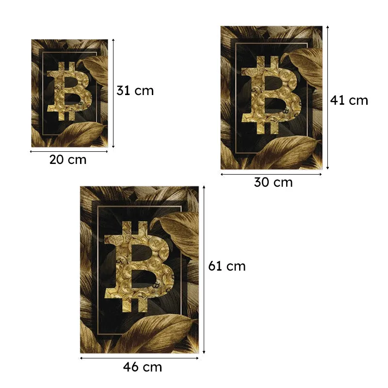 Golden Crypto Bloom Wall Poster media 11