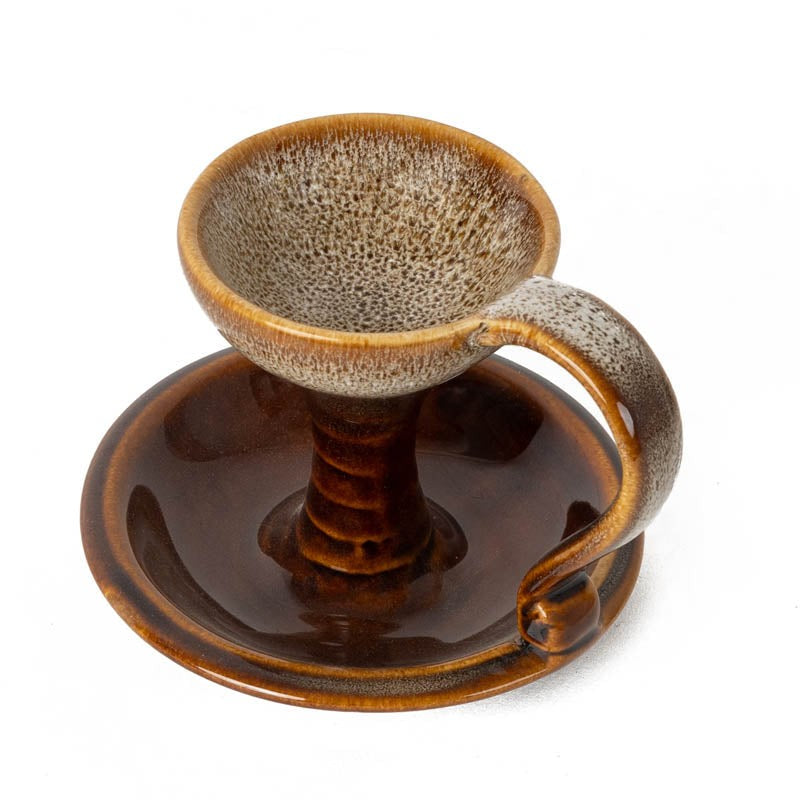 Sacred Incense Holder - Brown & Beige media 6