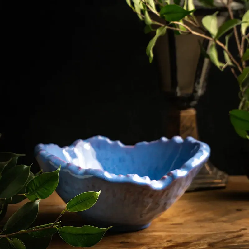 Periela Rilo Handmade Serving Bowl - 750 ML media 4
