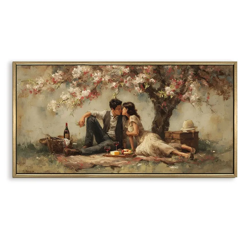 Blossom Shade Canvas Wall Painting With Frame media 3
