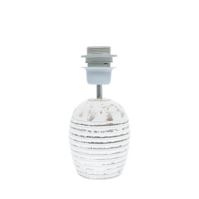 Zaira White Fabric Table Lamp - Multicolor media 4