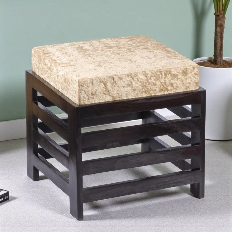 Vavex Sheesham Wooden Bench with Cushions (Beige) - Four Piece Set media 3