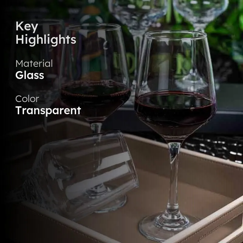 Impresso Red Wine Glasses (410 ml ) - Set of Six media 2