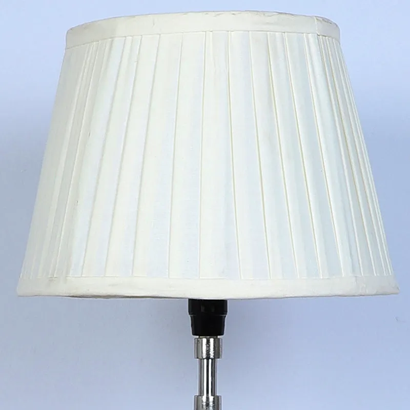 Gujo Fold Pleated Tripod Mango Wood Table Lamp - White,Black media 4