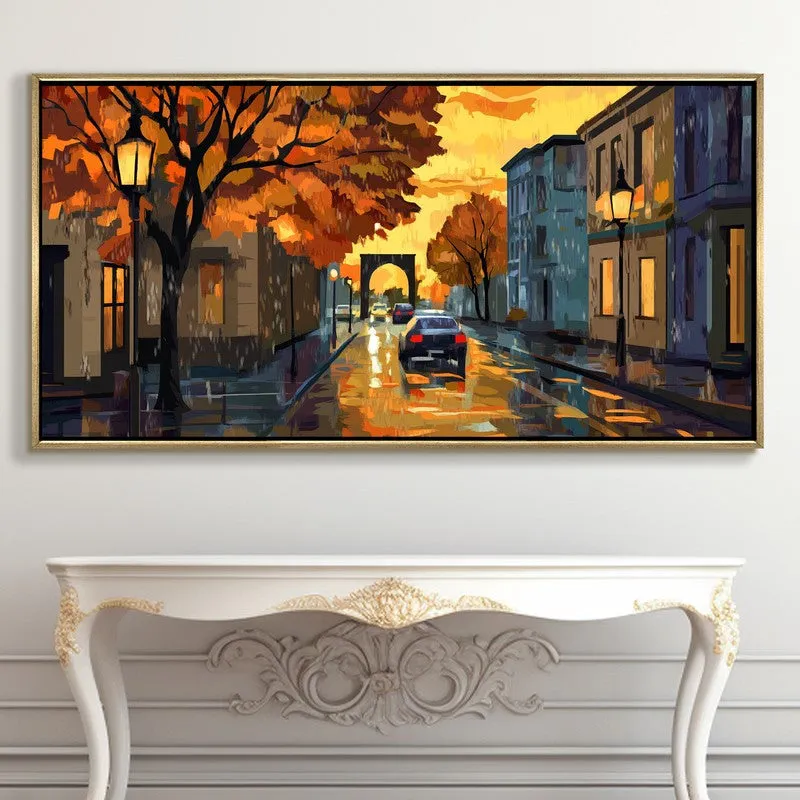 Luminance Canvas Wall Painting With Frame media 5