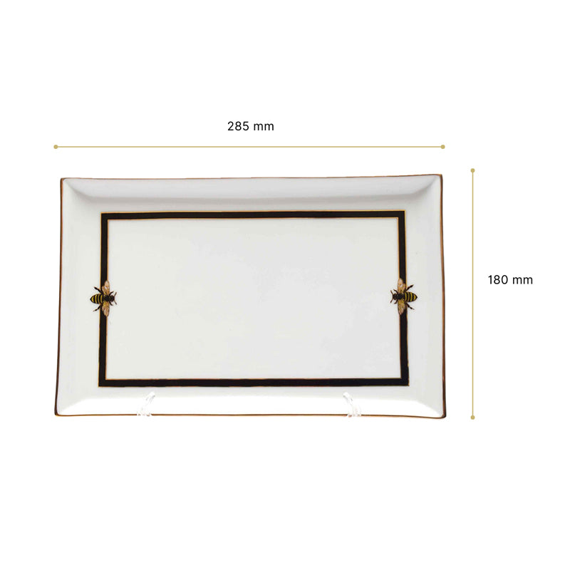 Gilded Bee Tabletop Porcelain Platter media 7