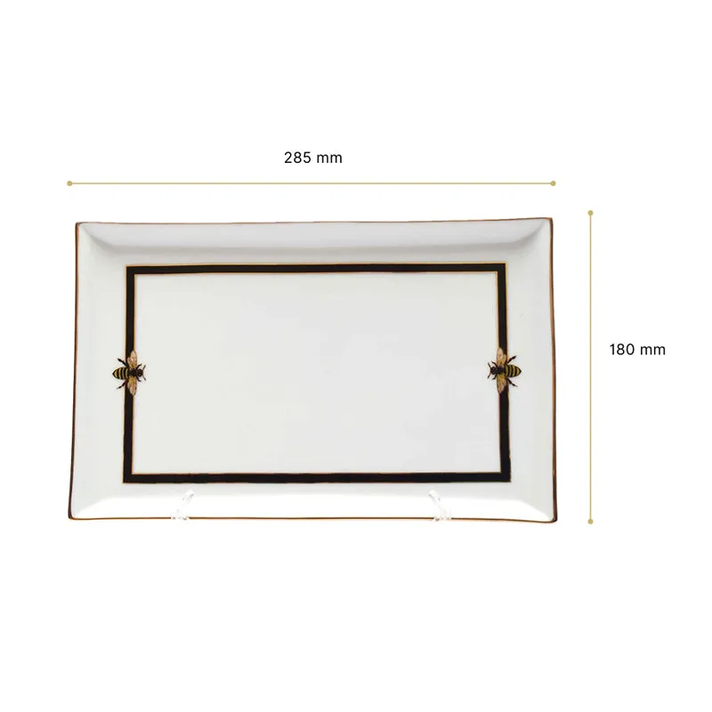 Gilded Bee Tabletop Porcelain Platter media 7
