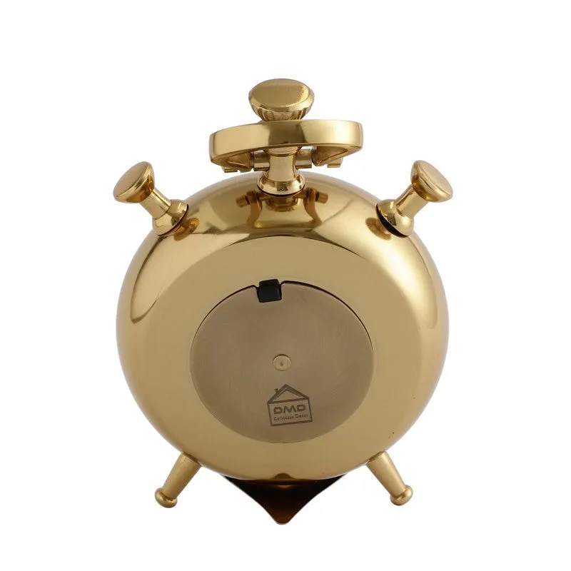 The Belvedere Table Clock - Gold media 5