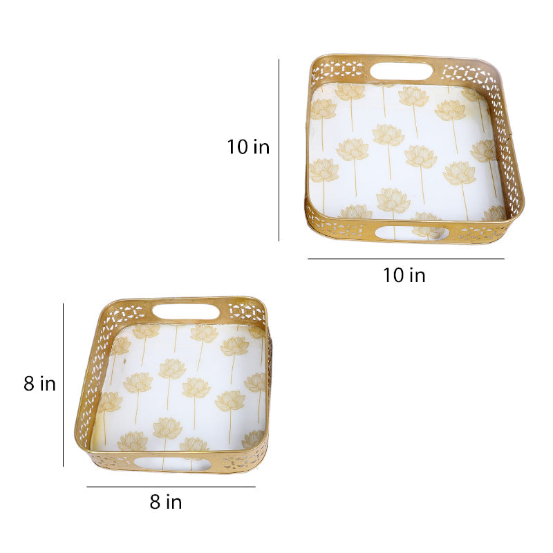 Sona Kamal Serving Tray - Set Of Two media 7