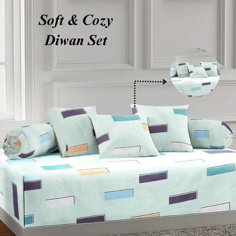 Aestyn Printed Diwan Set - Six Piece Set media 5