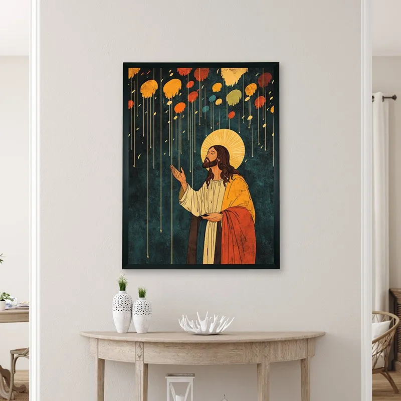 Colors Of Christ Wall Art With Resin Frame media 4