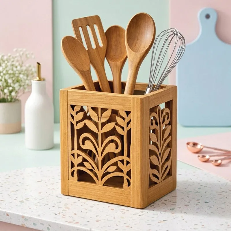 Table Nest MDF Rustic Cutlery Stand media 4