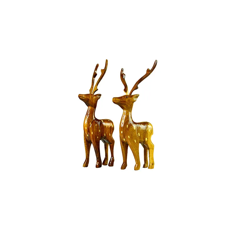 Timber Harts Wood Showpiece - Set Of Two media 3
