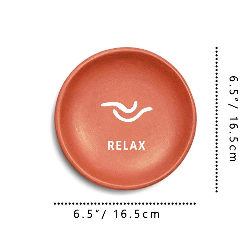 Self Affirmations Terracotta Wall Plate - Set Of Six media 7