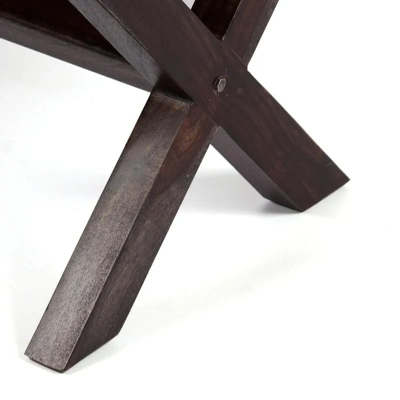 Javro Sheesham Wooden Stools (Multicolor) - Set Of Two media 7