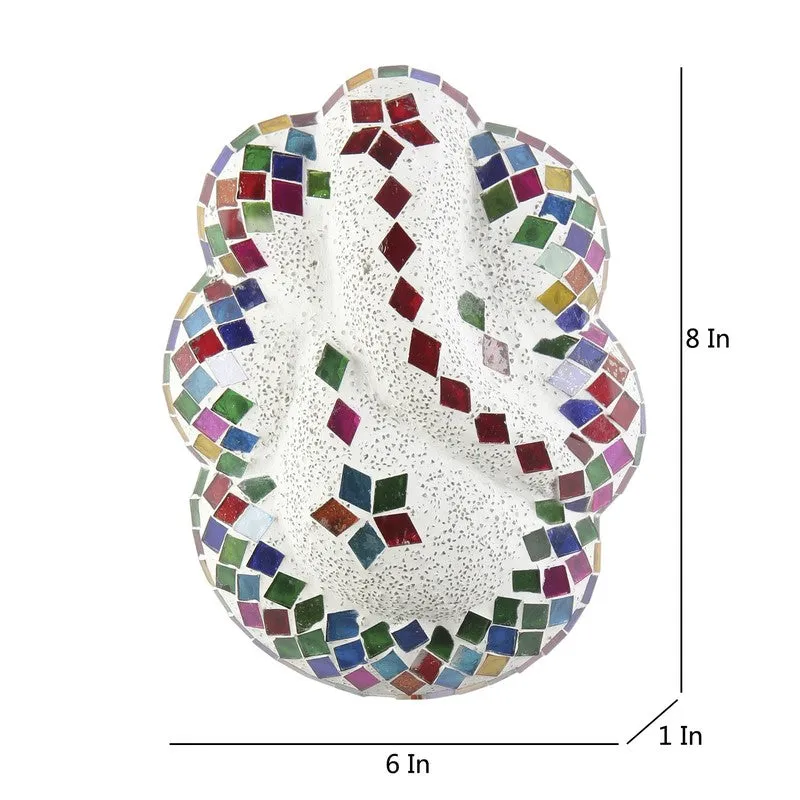Vighnaharta Ganpati Glass Wall Lamp - Multicolor media 8