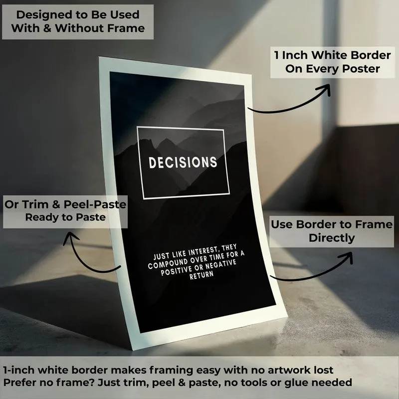 Bold Choices Wall Poster media 10