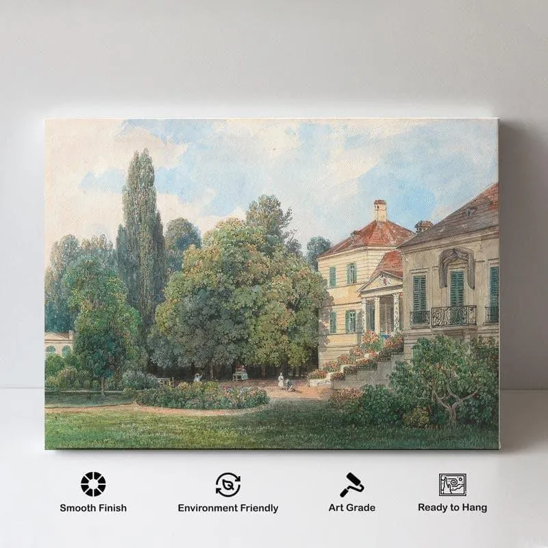The Mansion Canvas Wall Painting - Gallery Wrap media 4