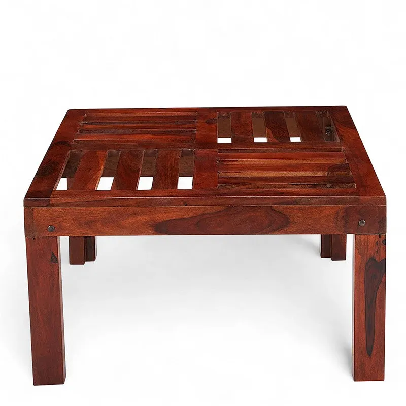 Nervon Sheesham Wooden Center Table - Rich Brown media 4