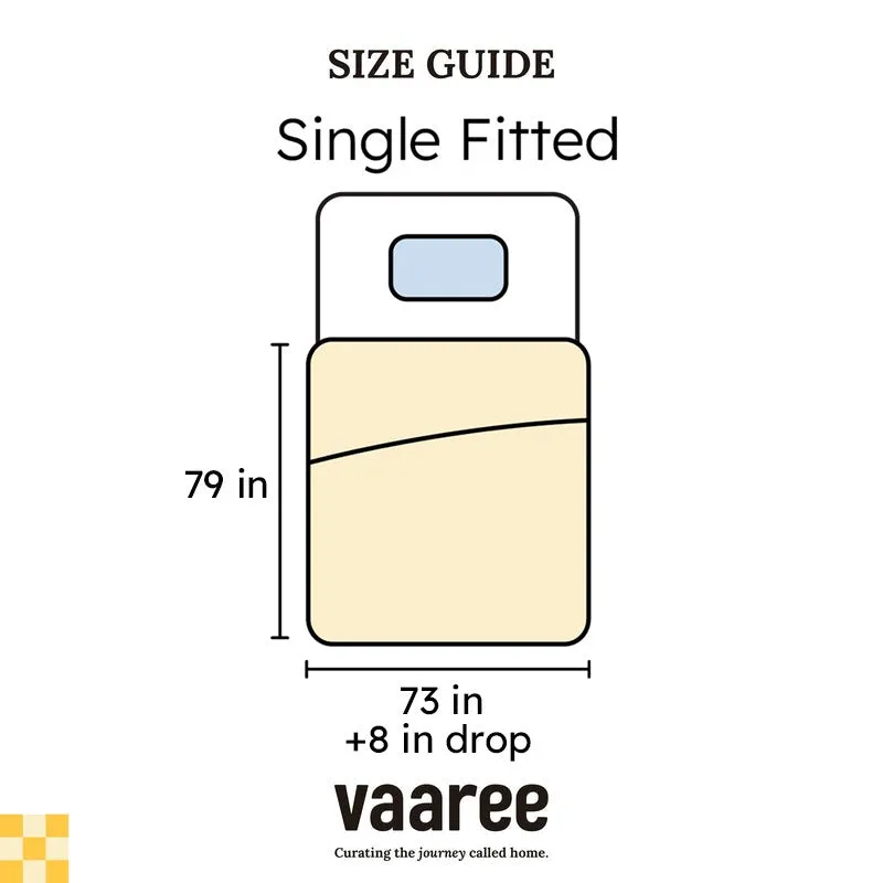 Ress Fitted Bedsheet (Light Purple) - 180 GSM media 11