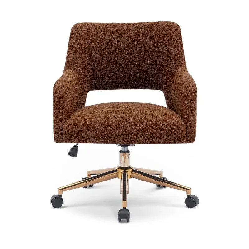 Sitessa Metal Office Chair - Brown media 4