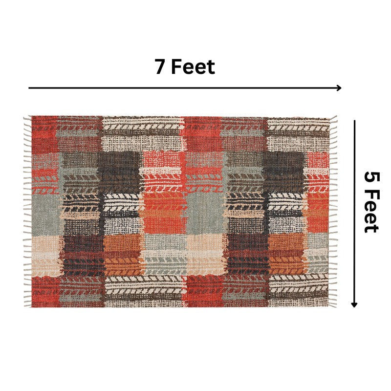 Patchwork Handloom Dhurries media 3