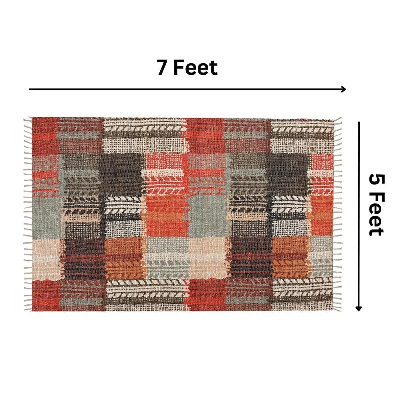 Patchwork Handloom Dhurries media 3