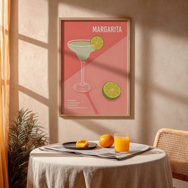 PinkMargerita Archival Canvas Wall Art - Brown media 4
