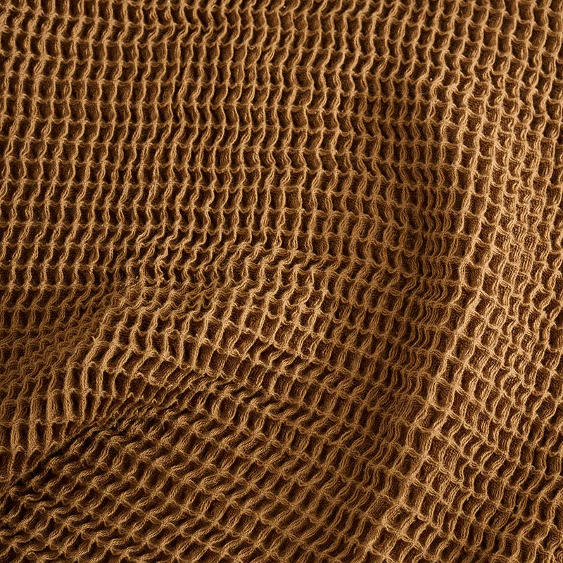 Fibrance Cotton Throw - Brown media 5