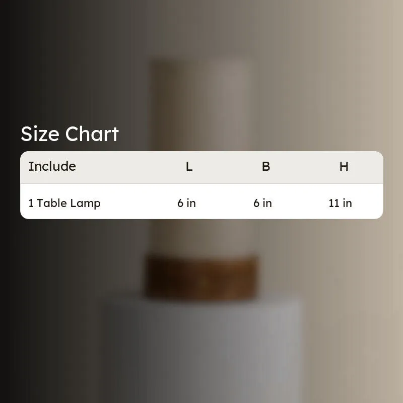 Fig Living Magnus Touch Table Lamp - Ivory - 13