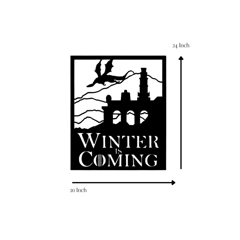 Winter Is Coming Iron Wall Accent media 5