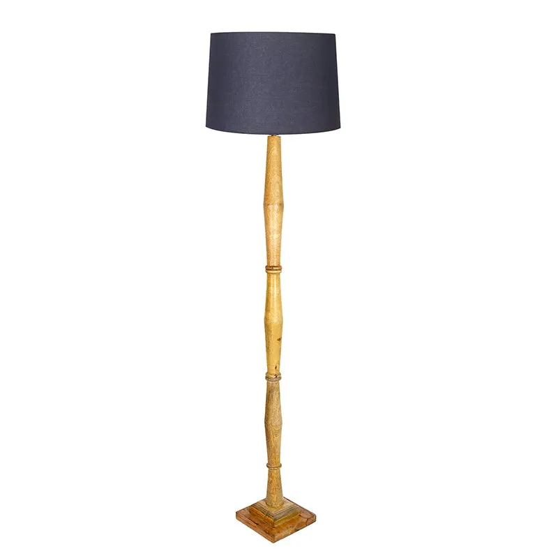Elfin Bamboo Floor Lamp - Grey media 3