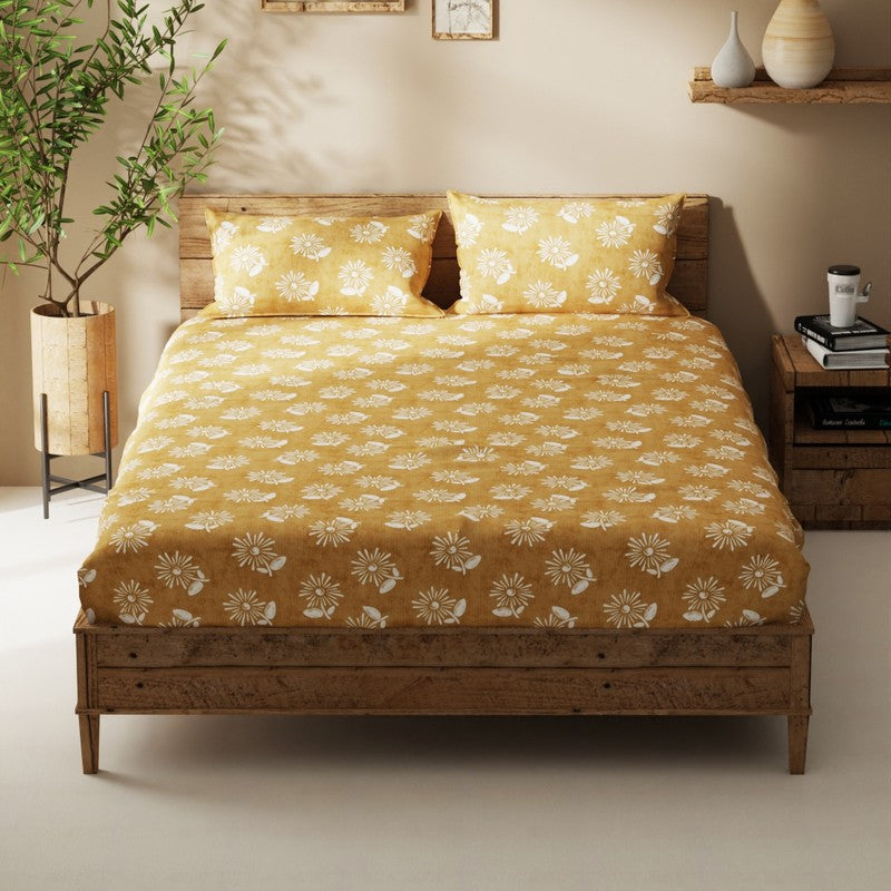 Myden Bedsheet (Yellow) - 115 GSM media 3