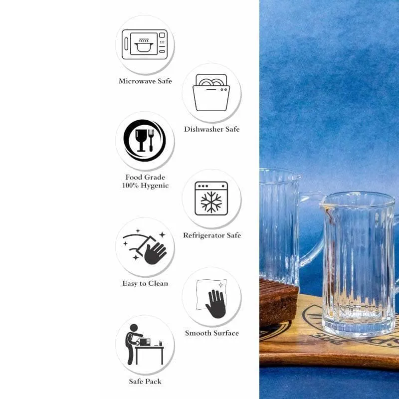 Sizzle Glass Tea Cup (120 mL Each) - Set of Six media 6