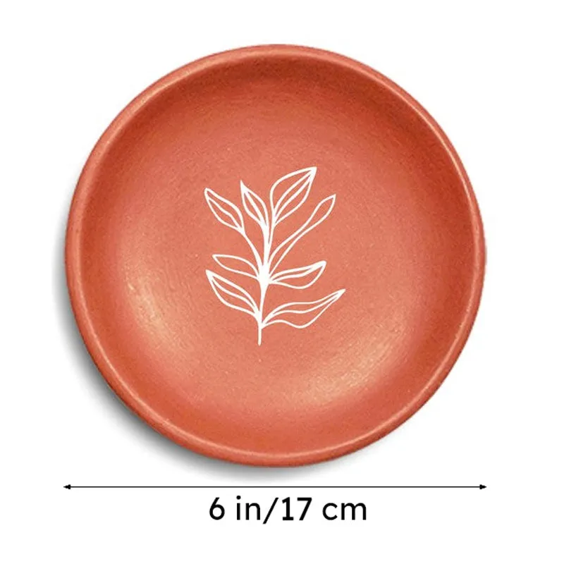 Earthy BloomsTerracotta Wall Plate - Set Of Six media 8